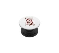 Queen Hearts Orgoglio Lesbico | Romance Gothic LGBTQ PopSockets PopGrip Adesivo
