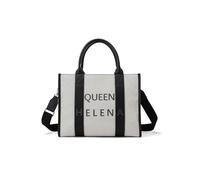 QUEEN HELENA Borsa Grande a Mano con Tracolla Rimovibile Tote Bag Capiente Casual Donna M1045 (Nero)