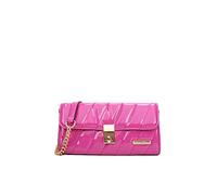 QUEEN HELENA Borsetta Lucida Elegante a Tracolla Pochette Rigida Donna 7032 (7033 Fucsia)