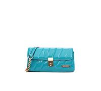 QUEEN HELENA Borsetta Lucida Elegante a Tracolla Pochette Rigida Donna 7032 (7033 Tifanny)