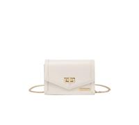 QUEEN HELENA Pochette con Tracolla Borsetta Elegante Donna 7047 (Beige)