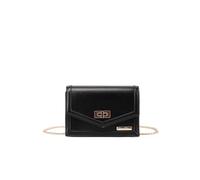 QUEEN HELENA Pochette con Tracolla Borsetta Elegante Donna 7047 (Nero)
