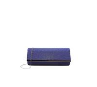 QUEEN HELENA Pochette Elegante con Strass Borsetta Cerimonia con Tracolla Donna (S701 Navy)