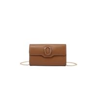 QUEEN HELENA Pochette Elegante con Tracolla a Catena Borsetta Donna 7042 (Cuoio)