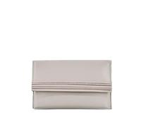 QUEEN HELENA Pochette Leggera Rigida Clutch Elegante a Mano e Tracolla Borsetta da Cerimonia Festa Evento Donna (S509 CHAMPAGNE)