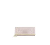 QUEEN HELENA Pochette Leggera Rigida Clutch Elegante a Mano e Tracolla Borsetta da Cerimonia Festa Evento Donna (S701 Champagne)