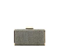 QUEEN HELENA Pochette Leggera Rigida Clutch Elegante a Mano e Tracolla Borsetta da Cerimonia Festa Evento Donna