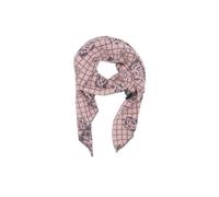 QUEEN HELENA Sciarpa Calda Invernale Morbida a Quadri Donna SC208 (Taglia Unica, Rosa)