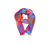 QUEEN HELENA Sciarpa Invernale Calda Scialle a Quadri Girocollo Casual Donna SC201 (Viola, Taglia Unica)