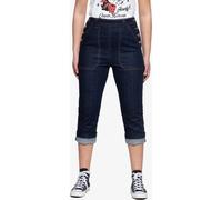 Queen Jeans a vita alta Kerosin da donna 33 Blu
