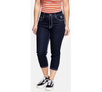 Queen Kerosin Betty Capri Jeans da donna, blu, taglia 27 per donne
