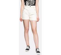 Queen Kerosin Denim Pantaloncini da donna, bianco, taglia 30 per donne