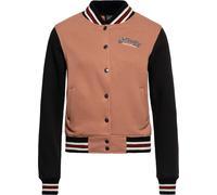 Queen Kerosin Giacca felpata college da donna "Built It Up" QKI34002 XS Marrone