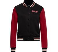 Queen Kerosin Giacca felpata college da donna "Built It Up" QKI34002 XS Nero