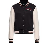 Queen Kerosin Giacca felpata college da donna " We Can Do It" QKI34001 XL Nero