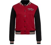 Queen Kerosin Giacca felpata college da donna " We Can Do It" QKI34001 XS Rosso