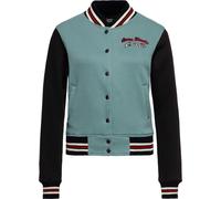 Queen Kerosin Giacca felpata college da donna " We Can Do It" QKI34001 XS Verde