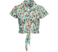 Queen Kerosin Hula Girls Camicetta da donna, taglia XS per donne