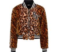 Queen Kerosin Leo College Zip Giacca da donna, nero-giallo, taglia S per maschi
