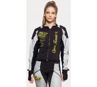 Queen Kerosin Motorgear Underbody Giacca protettore da donna, nero-grigio, taglia L per donne