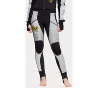 Queen Kerosin Motorgear Underpant Pantaloni protettori da donna, nero-grigio, taglia L per donne