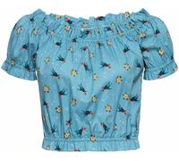 Queen Kerosin Oldschool Tattoo Camicetta da donna, taglia 2XL per donne