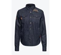 Queen Kerosin Outdoor Funktionshemd QKI110011 Blu scuro XL Blu