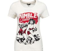 Queen Kerosin Rumble Queen, t-shirt donne XS female Bianco