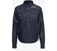 Queen Kerosin Speedway Queens Camicia Da Donna, blu, taglia 4XL per donne