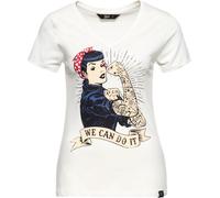 Queen Kerosin We Can Do It, donne t-shirt XL female Bianco