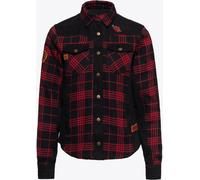 Queen Kerosin Wild Ones Roses Adventure Camicia Da Donna, nero-rosso, taglia 3XL per donne