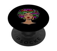 Queen Limitless Kind Afro PopSockets PopGrip Adesivo