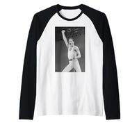 Queen Live Aid Freddie Mercury Stadio di Wembley 1985 Maglia con Maniche Raglan
