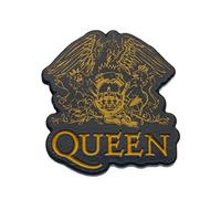 Queen (Logo Design) 11 cm x 7 cm x 1 cm spilla smaltata - Prodotto ufficiale , Misura unica, smalto, metallo, argento, Nessuna pietra preziosa
