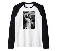 Queen Magic Tour St James' Park Newcastle Freddie Mercury Maglia con Maniche Raglan