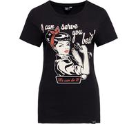Queen Maglietta con stampa paraffina QKI21004 Nero XS Nero