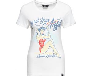Queen Maglietta da donna con stampa Paraffin Non sono il tuo angelo XL Bianco