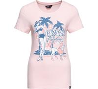Queen Maglietta da donna Paraffin Chi Chi Beach Poodle L Rosa