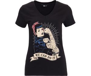 Queen Maglietta da donna Paraffin - We Can Do It QK120066 3XL Nero