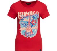 Queen Maglietta Kerosin da donna con stampa "Rumble Queen" QKI31005 S Rosso