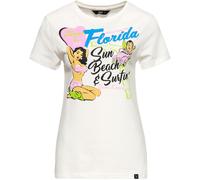 Queen Maglietta vintage Paraffin QKU21013 Ecru XL Bianco