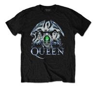 Queen Metal Crest autorizzato Uomo maglietta