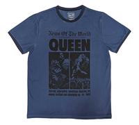 Queen News of the World 40th Front Page autorizzato Uomo maglietta