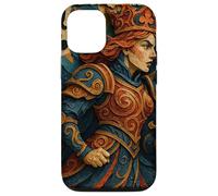 Queen of Club Warrior Armor Medieval Fantasy Lucky Poker Custodia per iPhone 12/12 Pro
