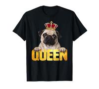 Queen of Cuteness - simpatico e divertente Pug dog Maglietta