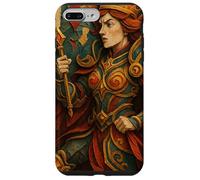 Queen of Diamonds Playing Card Paper Cut Lucky Poker Custodia per iPhone 7 Plus/8 Plus