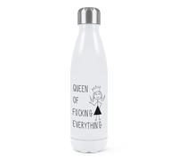 Queen Of F-King Tutto Citazione Parete Doppia Acqua Bottiglia Ragazze Divertente