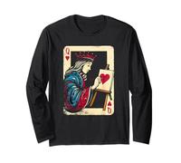Queen of Heart Artist Royal Portrait Maglia a Manica