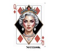 Queen of Hearts: Elegant Grid Notebook: The Queen is One and Only | Elegant Grid Notebook for Notes, Journaling, Planning, and Everyday Writing