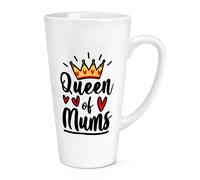 Queen Of Mamme 483ml Grande Latte Tazza Festa Della World's Best Bellissimo Love